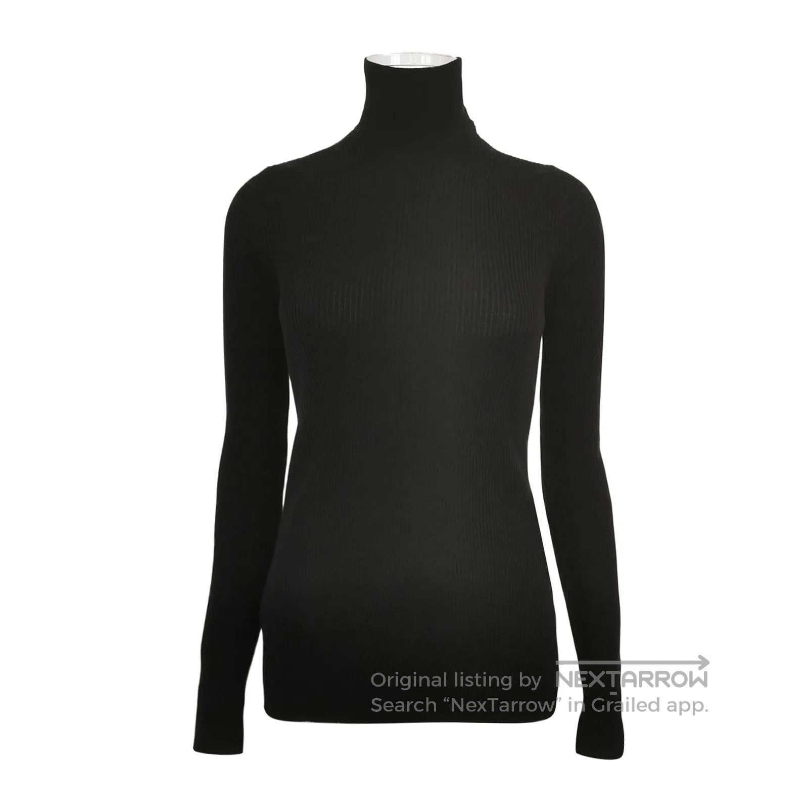 Prada Prada Black Wool Turtleneck Long Sleeve Sweater . Size M / US 6-8 / IT 42-44 - 1 Thumbnail