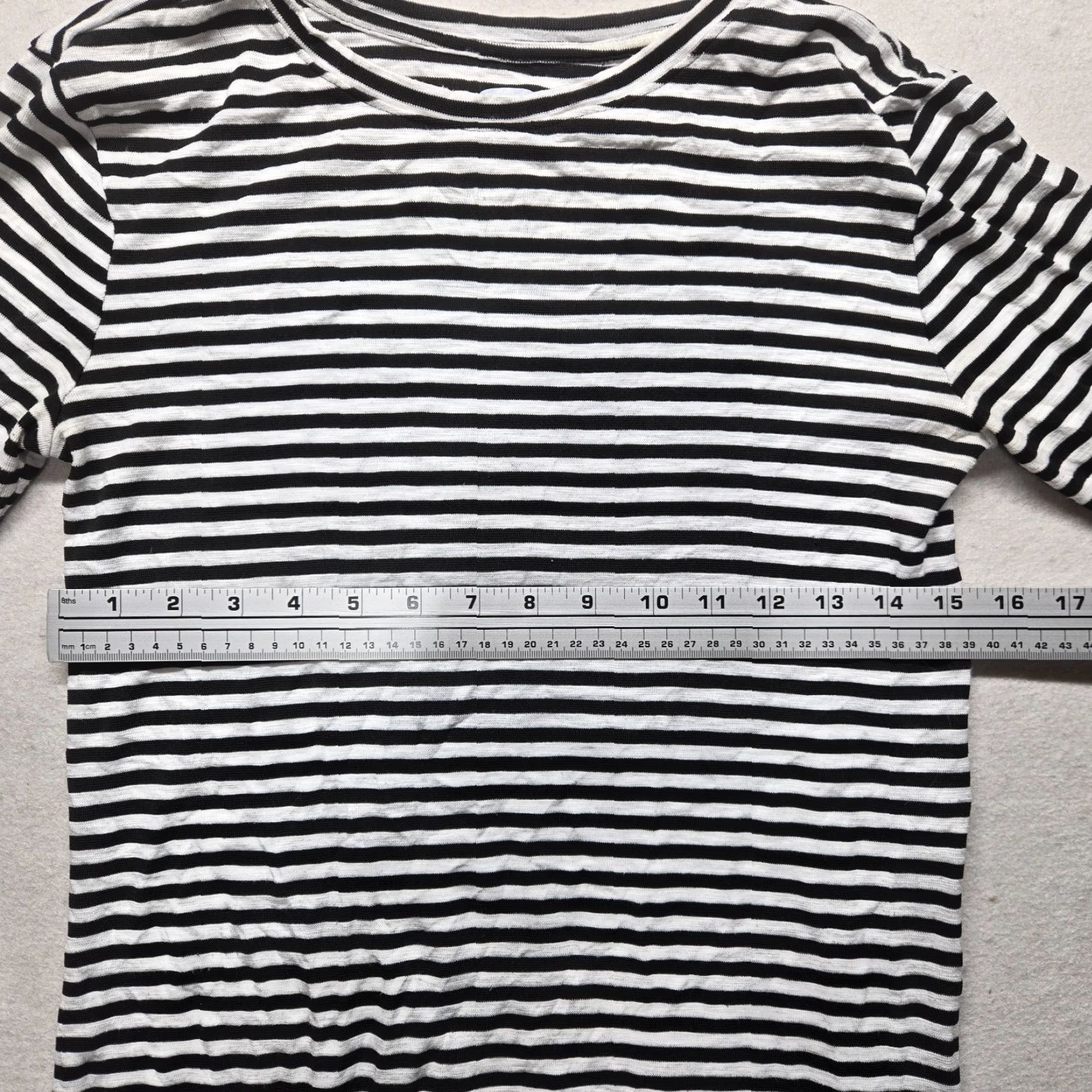 Old Navy Old Navy Shirt Tunic 3/4 Sleeve XS Womens Black White Striped Multicolor Colorful Casual Spring Summer Fall Size XS / US 0-2 / IT 36-38 - 3 Thumbnail