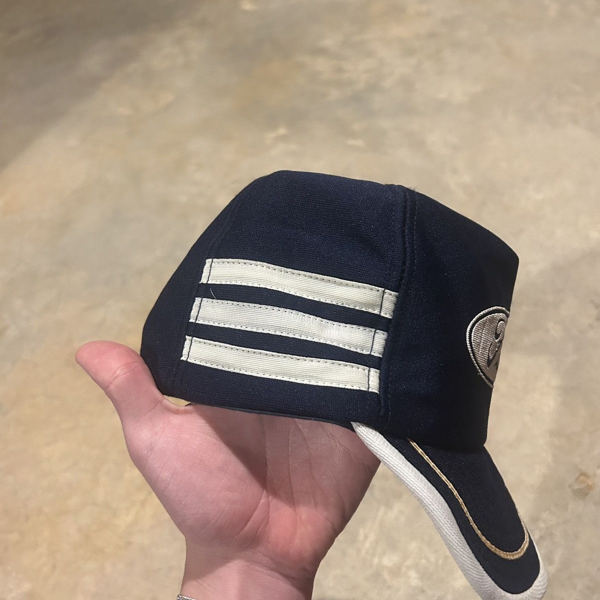 Vintage Vintage 1980s Ford Motors Three Stripe Snapback Trucker Hat Size ONE SIZE - 4 Thumbnail