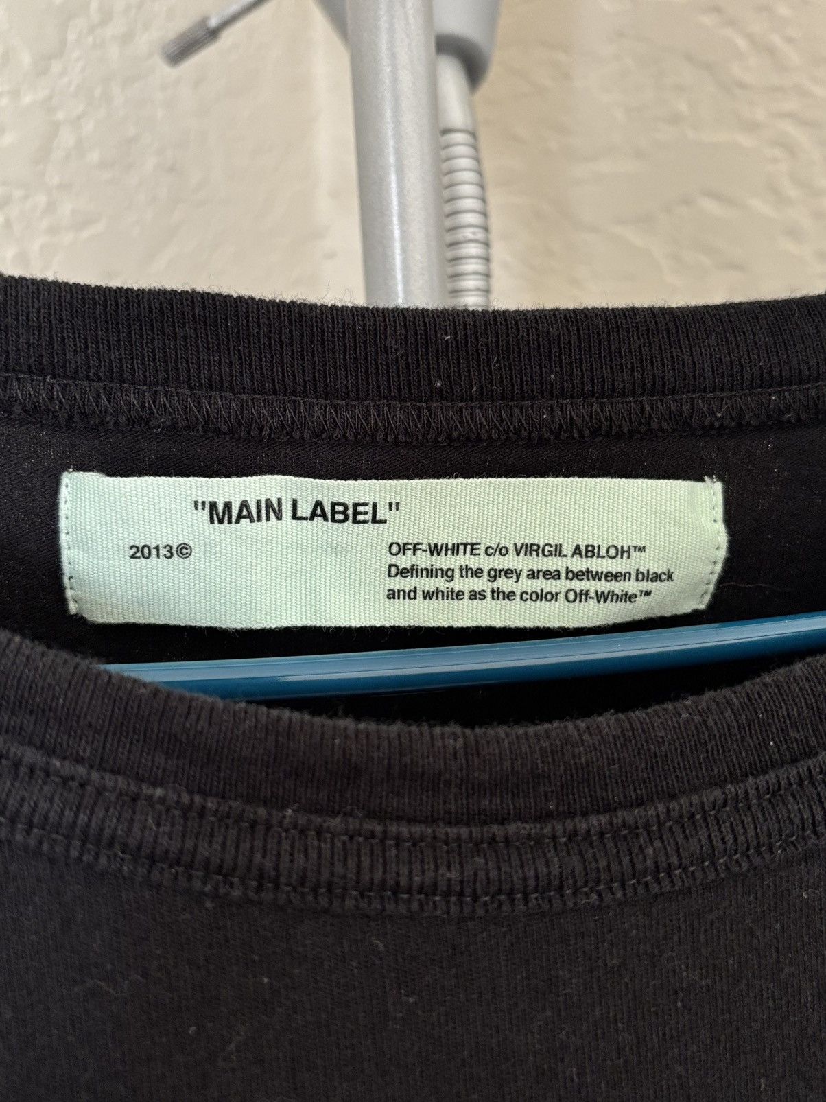 Off-White Off White Orange Block Logo Black Tee T Shirt Size US L / EU 52-54 / 3 - 4 Thumbnail