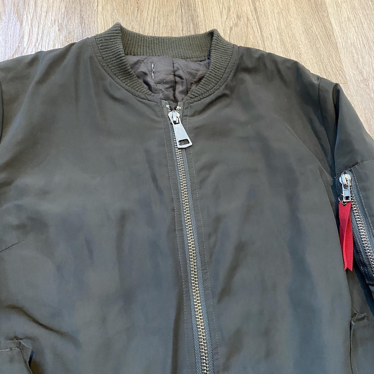 Other Khaki bomber jacket with red accents Military Jacket Size US S / EU 44-46 / 1 - 2 Thumbnail