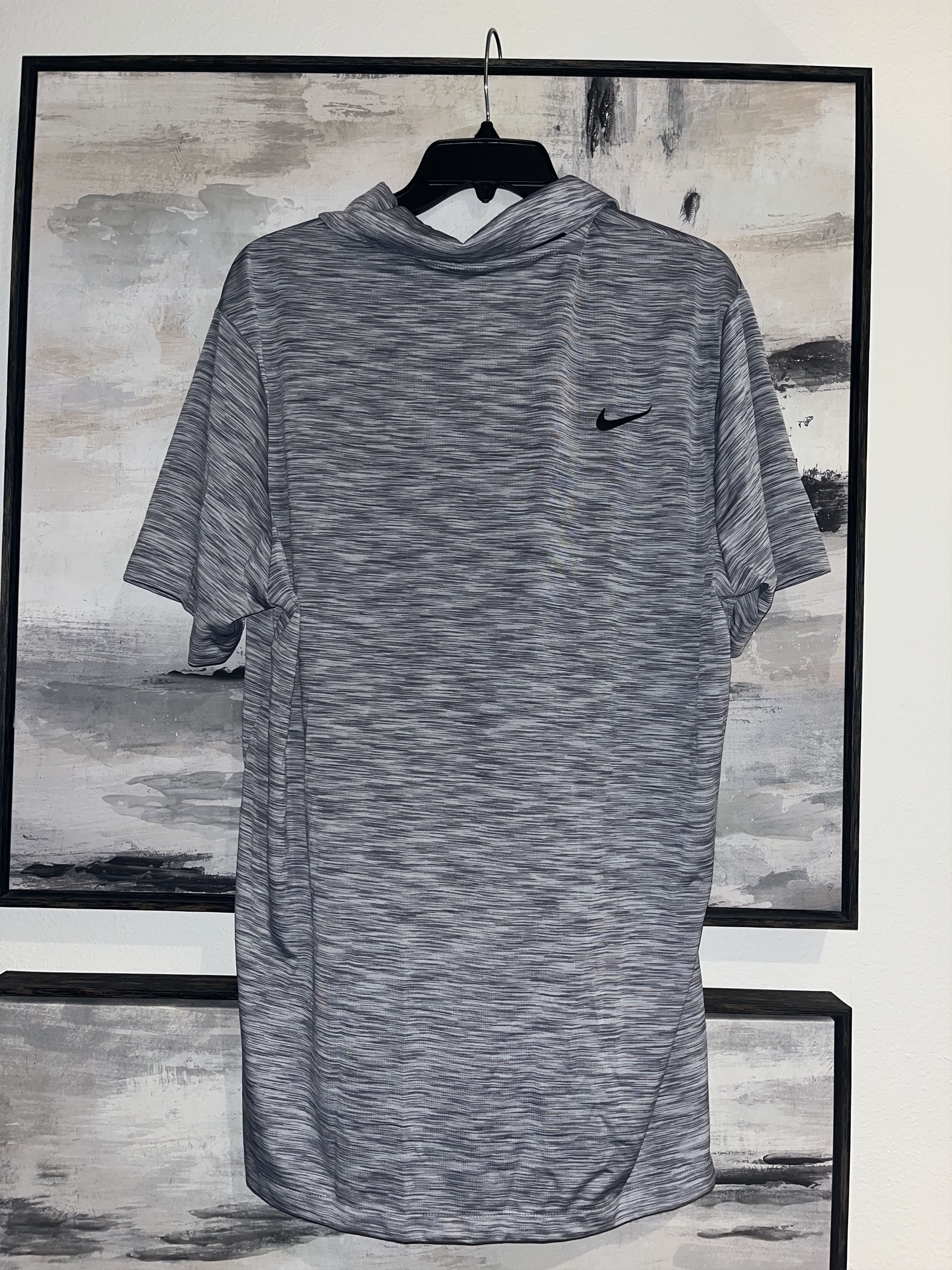 Nike Light Grey Polo Size US L / EU 52-54 / 3 - 2 Thumbnail