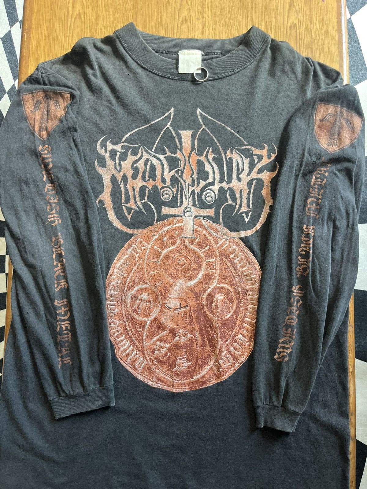Band Tees Vintage MAR DUK SWEDISH BLACK METAL 98’s Tshirt Size US XL / EU 56 / 4 - 7 Thumbnail