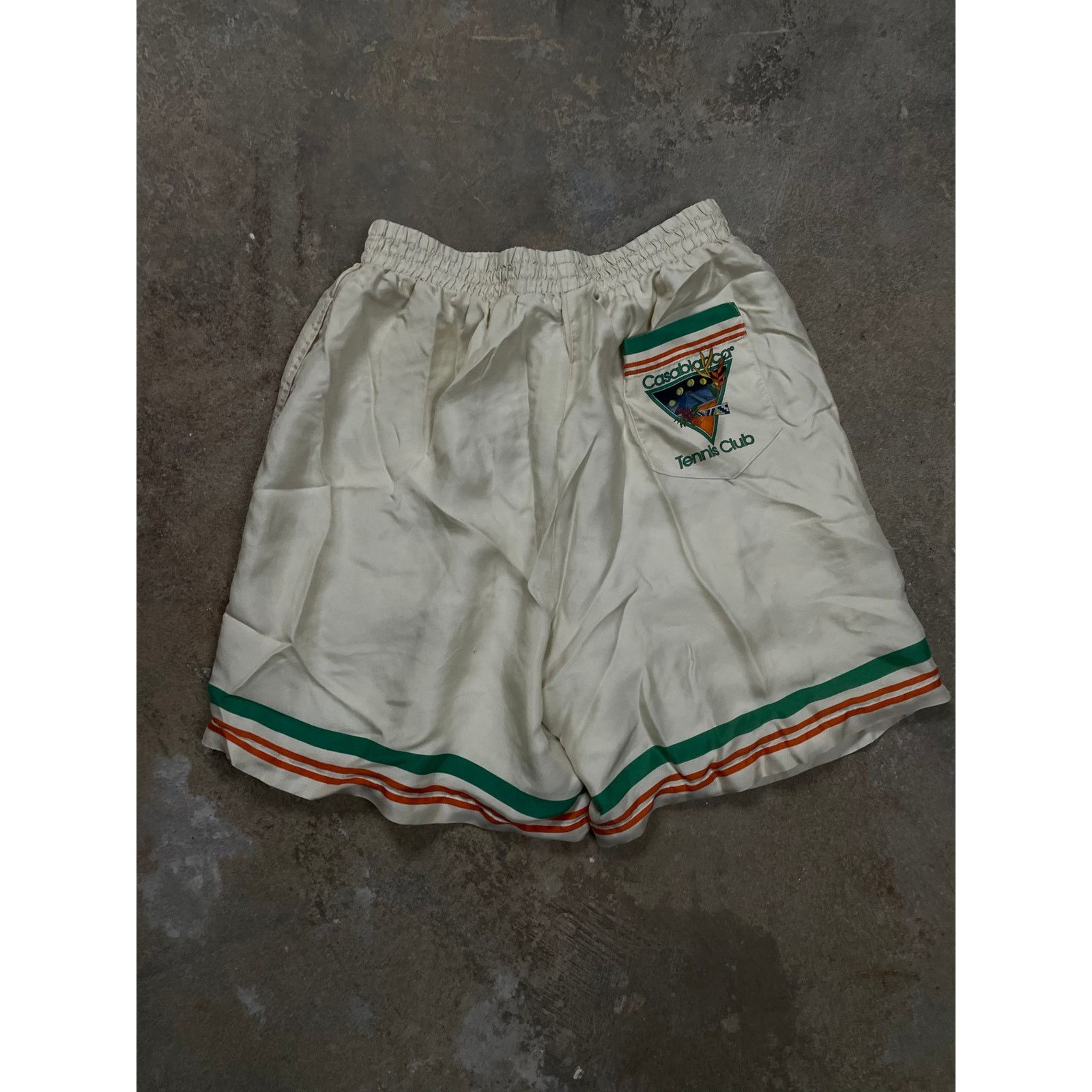 Casablanca Casablanca Tennis Club Silk Shorts Used Small Size US 30 / EU 46 - 1 Thumbnail