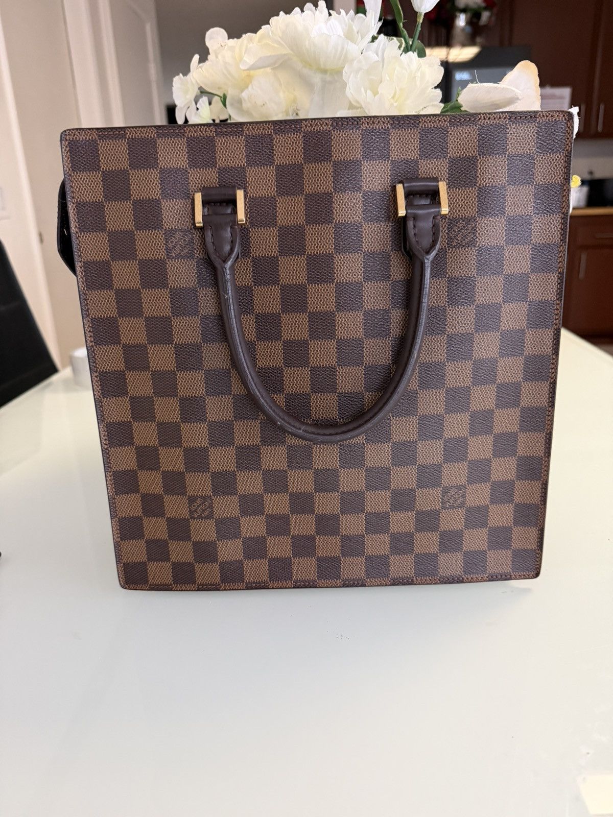 Louis Vuitton Louis Vuitton LV Hand Bag Venice PM Brown Damier Size ONE SIZE - 3 Thumbnail