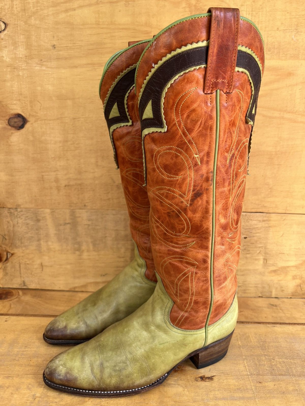 Sendra × Vintage Sendra Vintage Cowboy Boots Mens US 8 | EU 41 / UK 7.5 Size US 8 / IT 38 - 4 Thumbnail