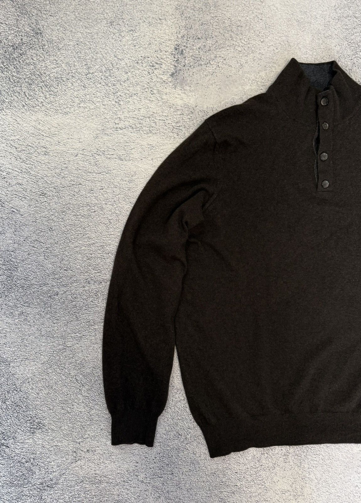 Hackett Hackett London Mayfair Merino Cashmere Sweater Patch Men XXL Size US XXL / EU 58 / 5 - 4 Thumbnail