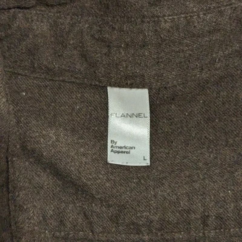 American Apparel American Apparel Flannel Brown Button-up Shirt Size US L / EU 52-54 / 3 - 3 Thumbnail