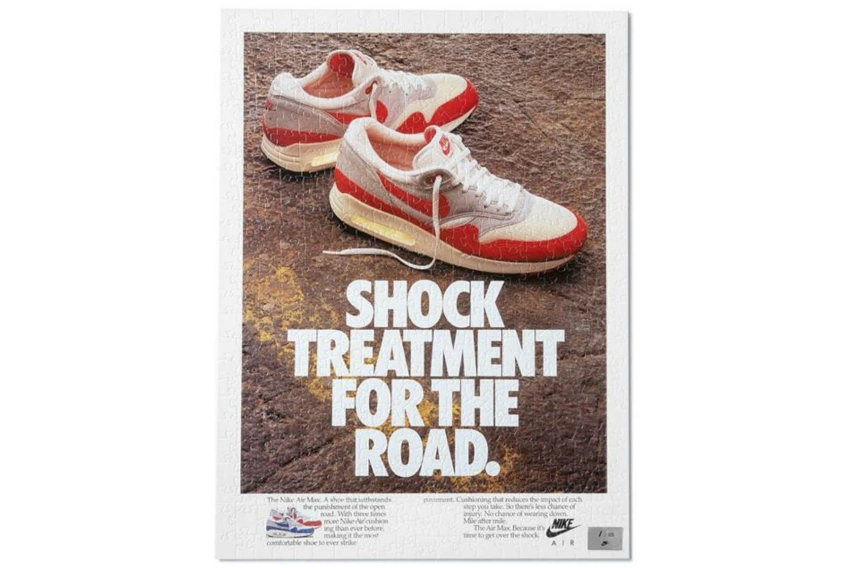 Nike 292/325 Limited Nike Vintage Ad 1987 Shock Treatment Puzzle Size ONE SIZE - 2 Thumbnail