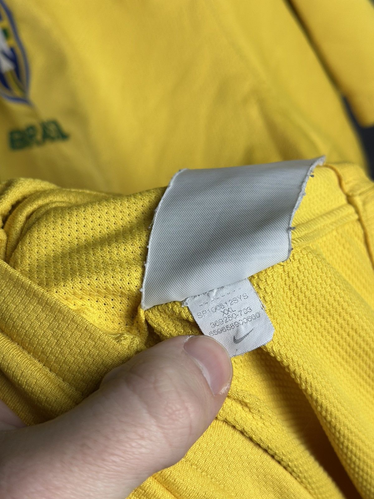 Nike × Vintage Vintage Nike Brazil Football Shirts Soccer Jersey Size US XXL / EU 58 / 5 - 13 Thumbnail