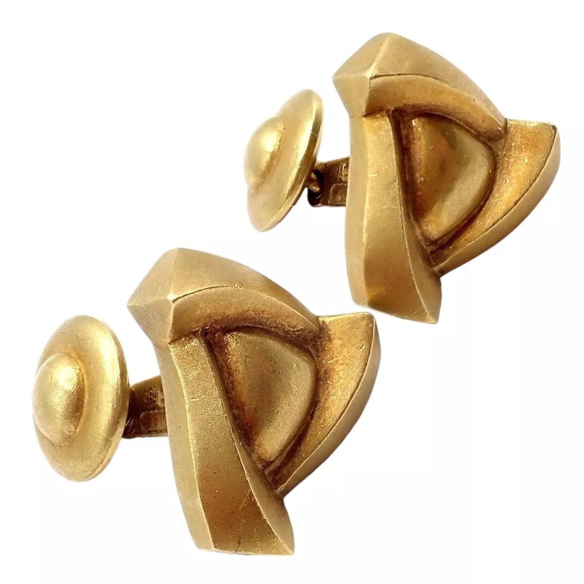 Kieselstein-Cord Kieselstein Cord 18k Alligator Eye Cufflinks 1990 Size ONE SIZE - 1 Thumbnail