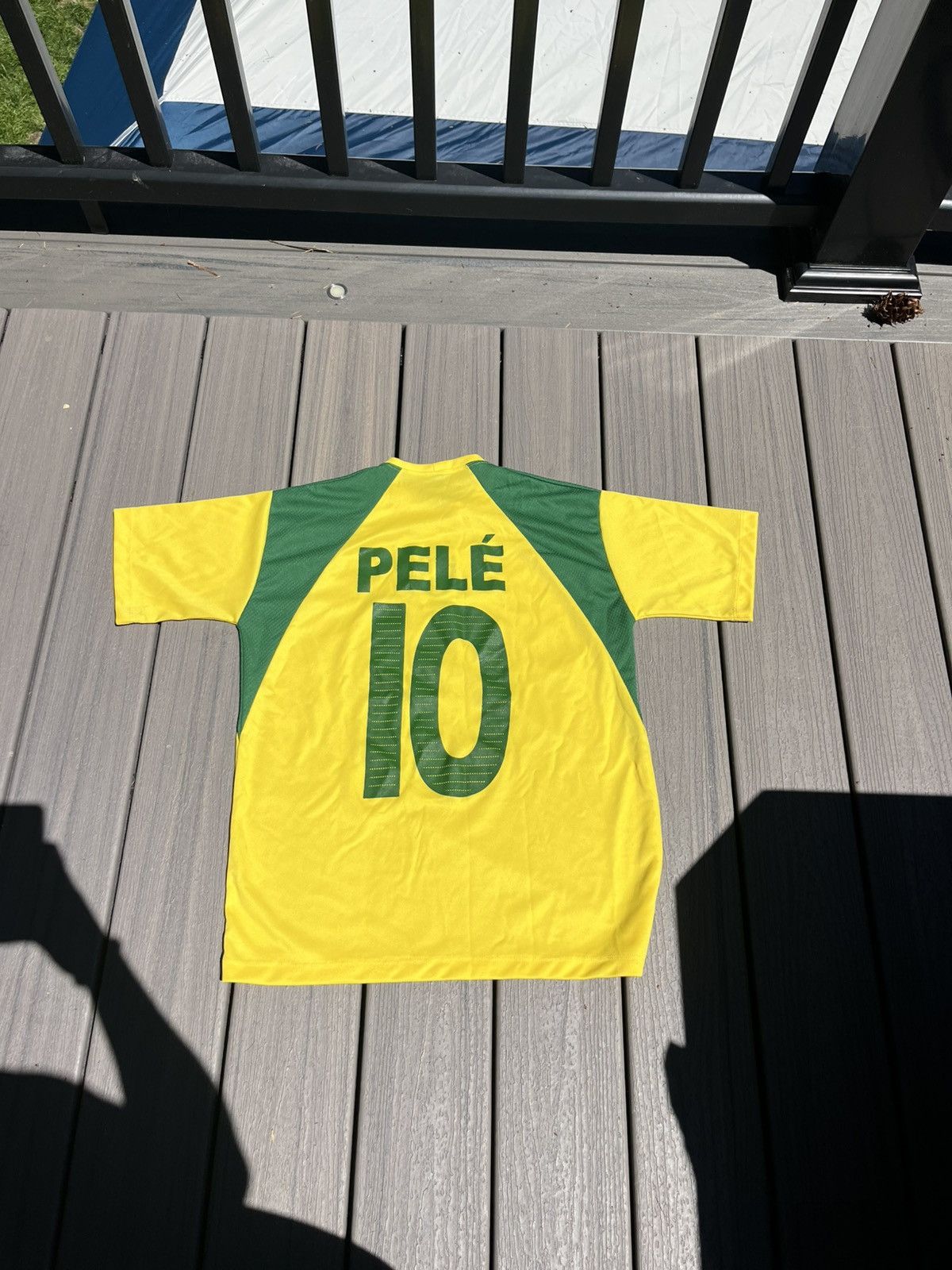 Vintage Vintage Pele Jersey Size US L / EU 52-54 / 3 - 2 Thumbnail