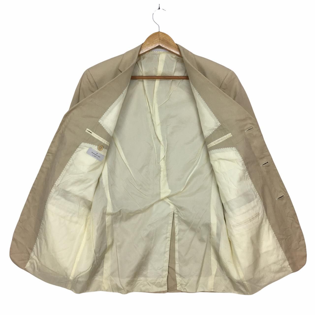 Ermenegildo Zegna Vtg Ermenegildo Zegna Coat Jacket Blazer Size US M / EU 48-50 / 2 - 2 Thumbnail