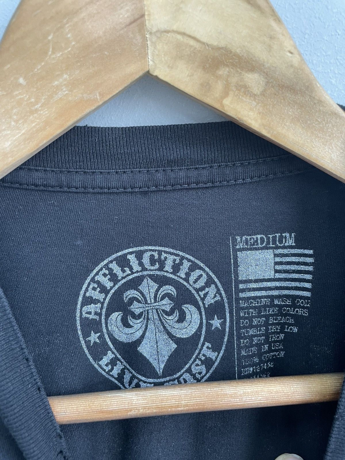 Affliction Rap skate opium affliction t shirt distressed Size US M / EU 48-50 / 2 - 5 Thumbnail