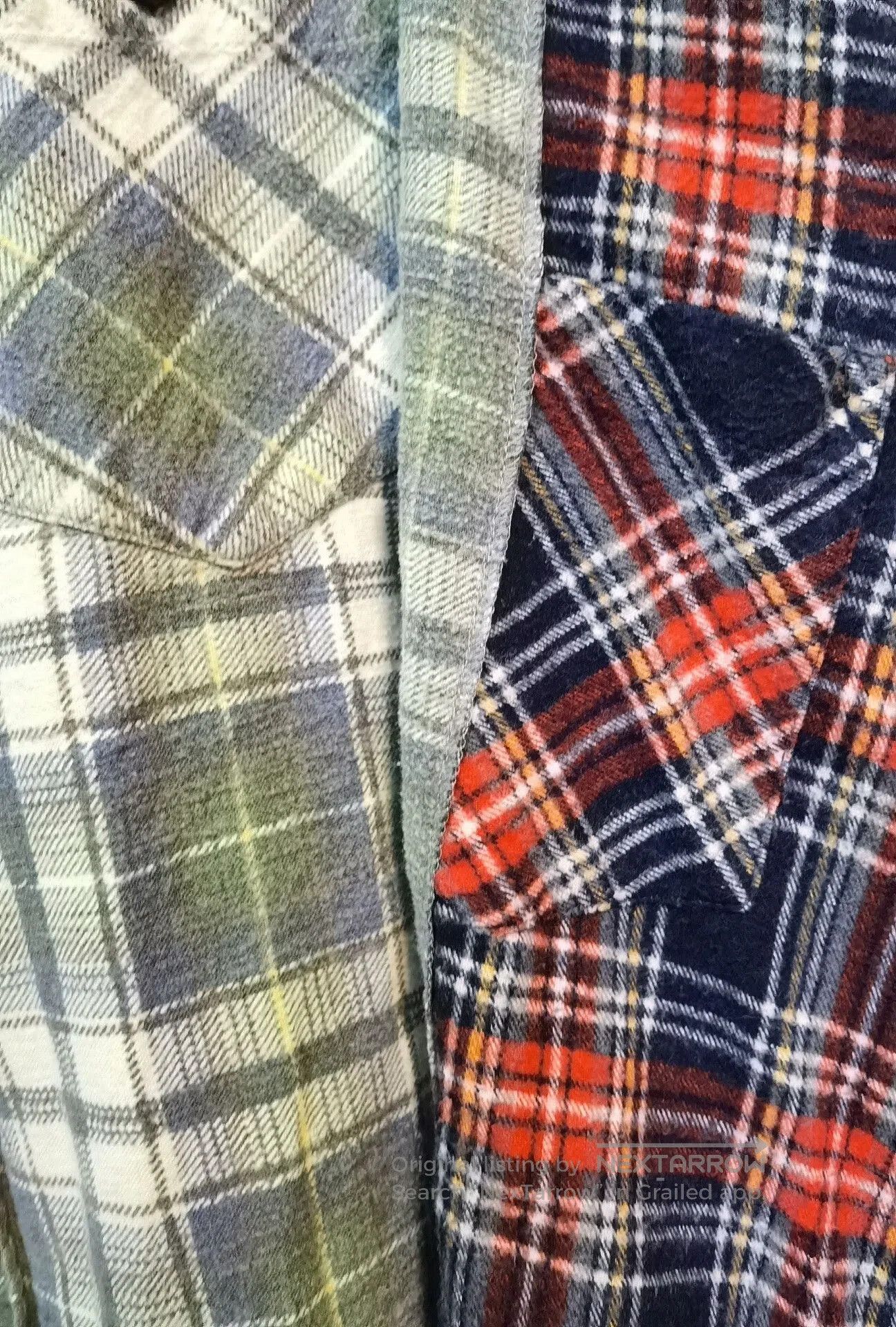 Takahiromiyashita The Soloist. vintage patchwork flannel long sleeve shirt. Size US XXL / EU 58 / 5 - 5 Thumbnail