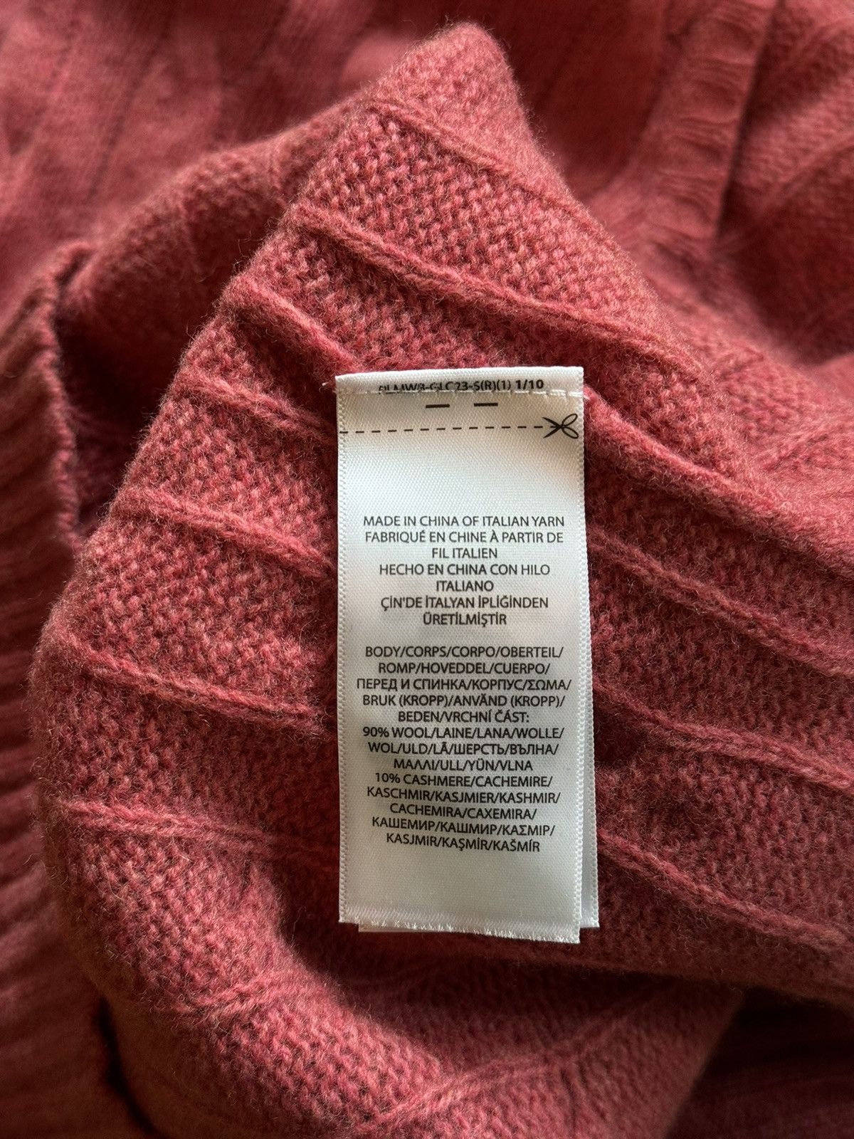 Polo Ralph Lauren Polo Ralph Lauren wool + cashmere blend cable knit sweater Size M / US 6-8 / IT 42-44 - 8 Thumbnail