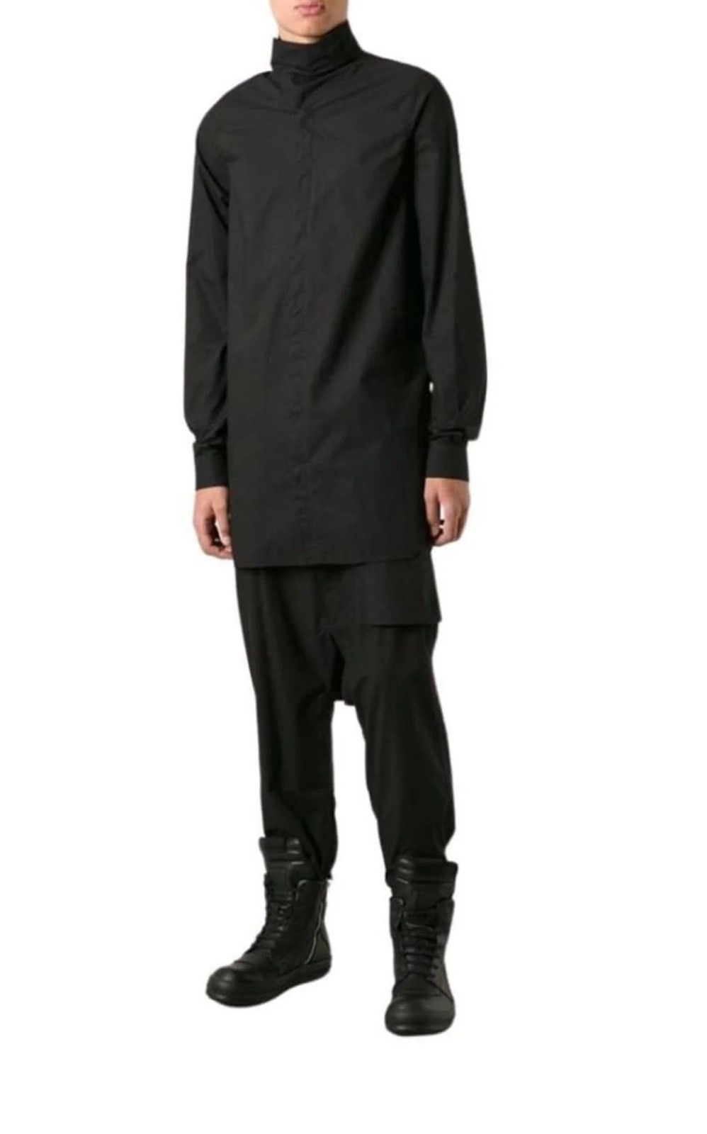 Rick Owens S/S 13 "ISLAND" Trench Collar Shirt Rick Owens L Size US L / EU 52-54 / 3 - 17 Thumbnail