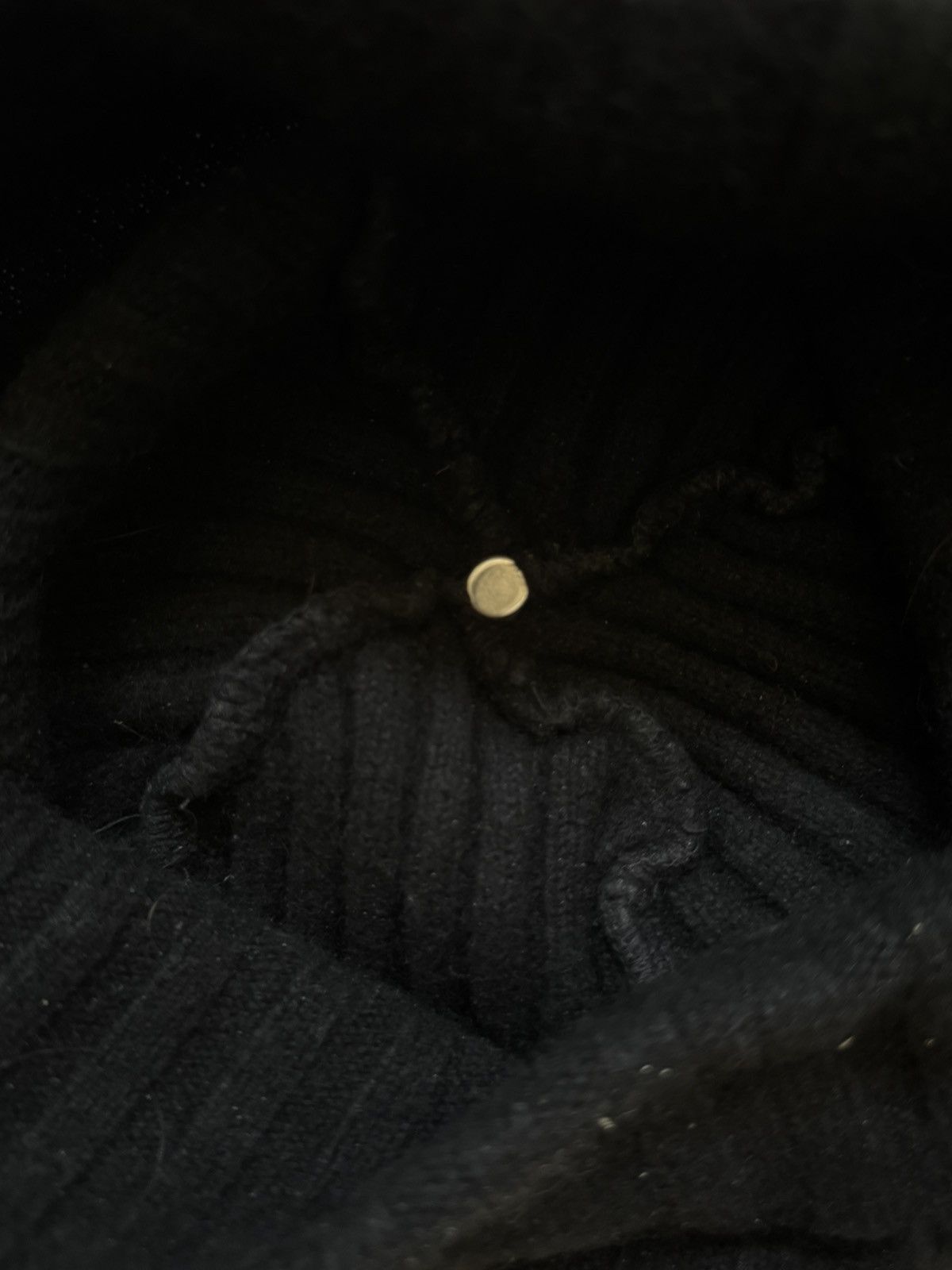 Chrome Hearts Iron Cross Patch cashmere beanie Size ONE SIZE - 7 Thumbnail
