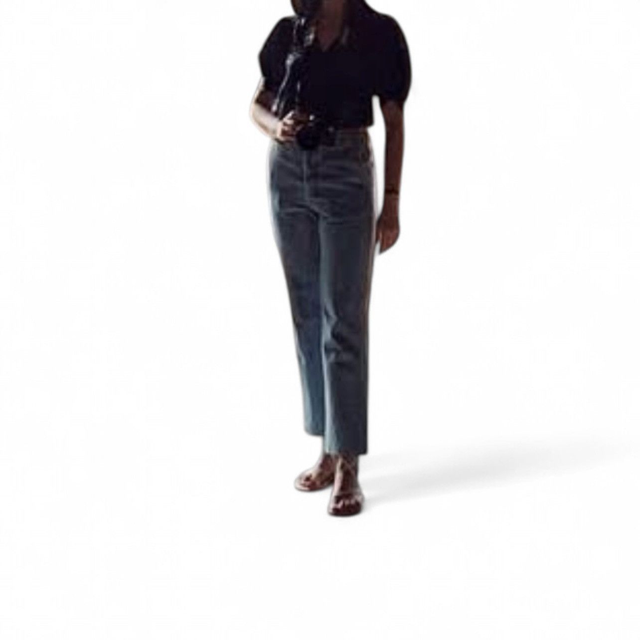 Loewe LOEWE High-Waisted Straight-Leg Jeans – Size 34 Size 25" / US 0 / IT 36 - 11 Thumbnail