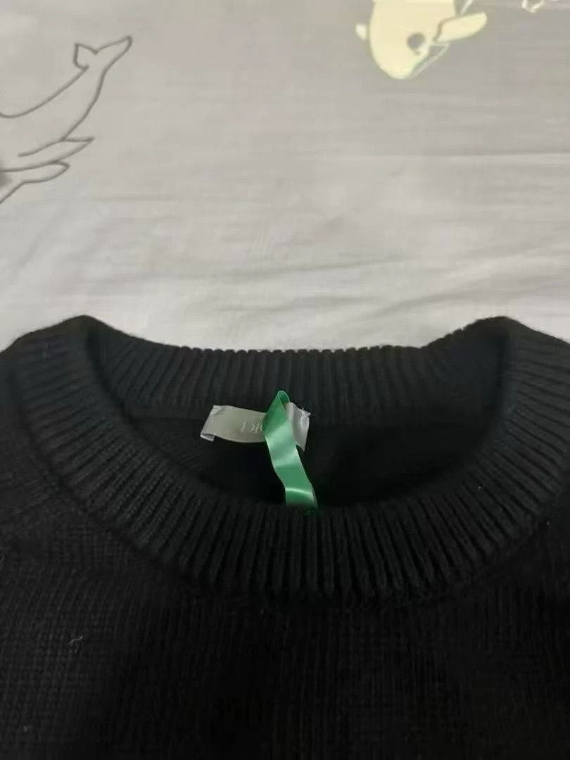 Dior Dior Logo Sweater L New Tried On Size L / US 10 / IT 46 - 2 Thumbnail