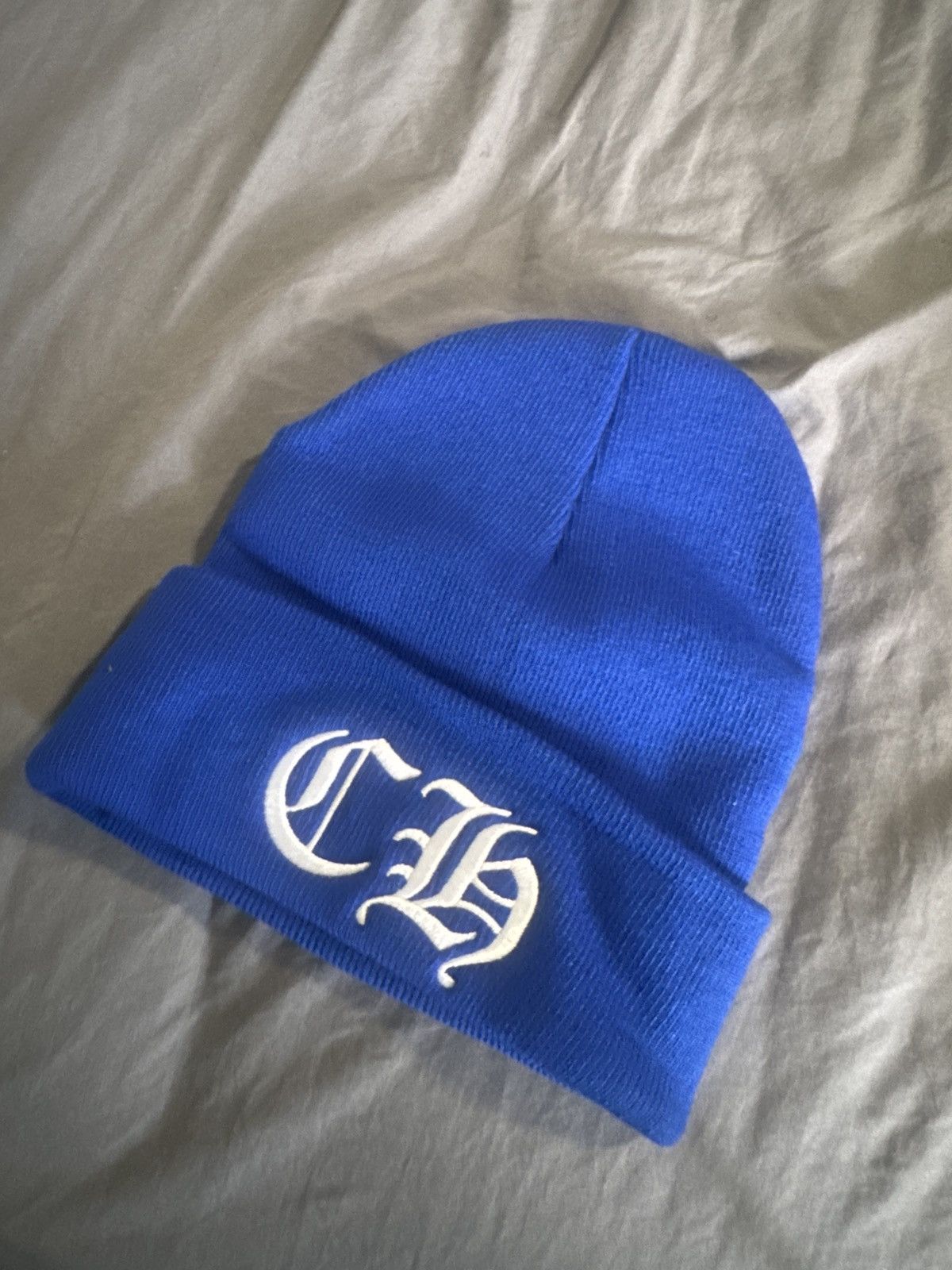 Chrome Hearts Chrome Hearts Watch Beanie Blue Size ONE SIZE - 1 Thumbnail
