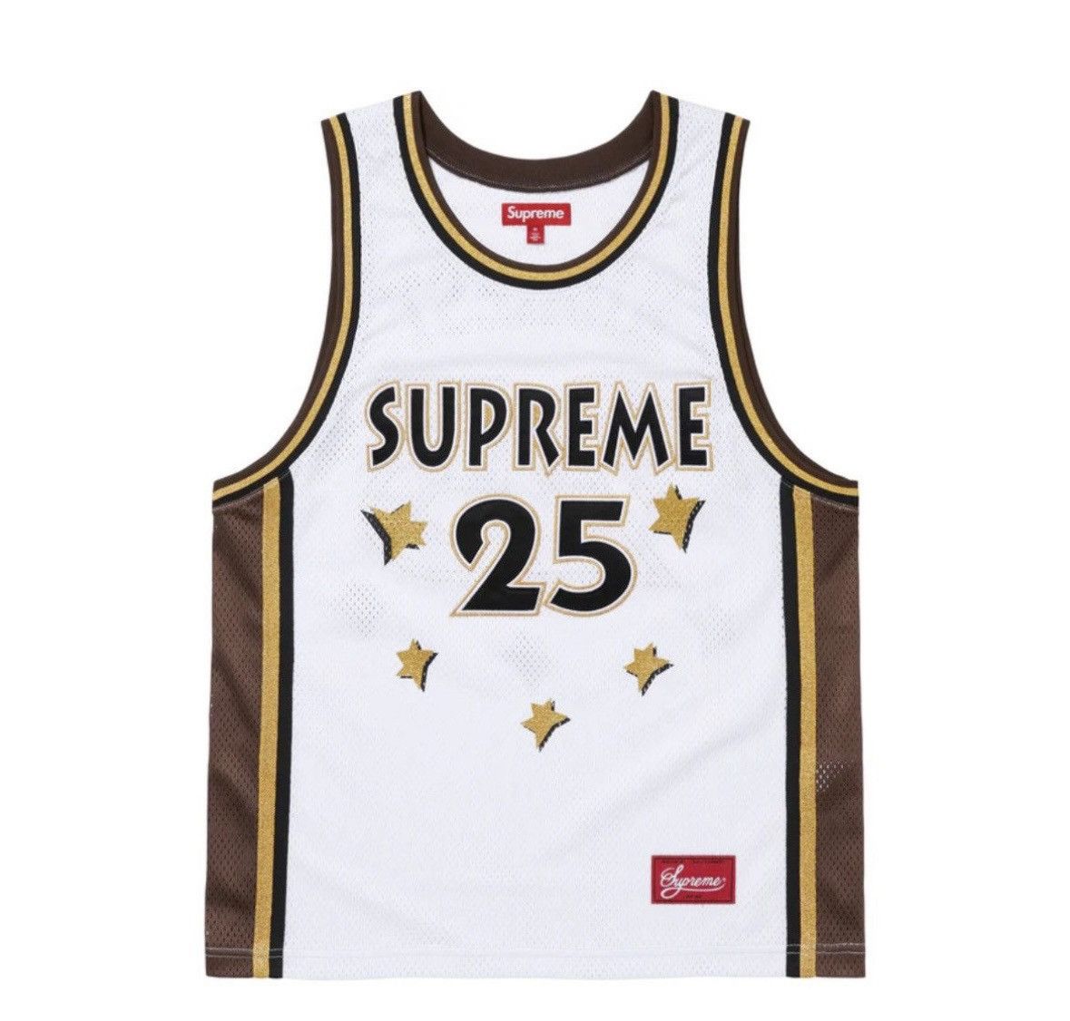 Supreme SUPREME PANELED JERSEY SILVER | Grailed