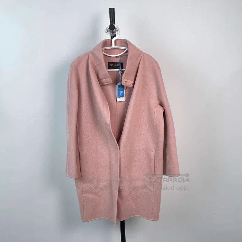 Loro Piana Loro Piana Pink Cashmere Overcoat Size S / US 4 / IT 40 - 1 Thumbnail