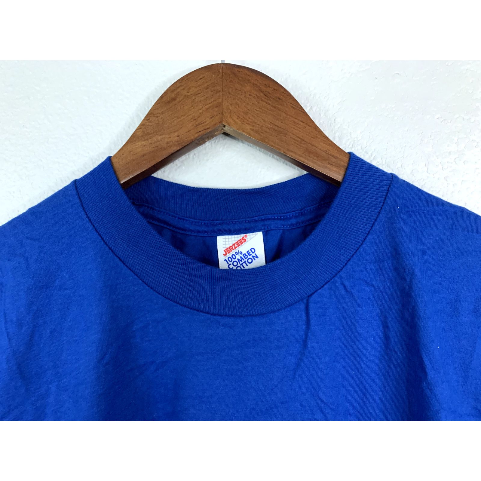 Jerzees Vintage Yellowstone Shirt Dancing Moose Blue Tee VTG 90s L Size US L / EU 52-54 / 3 - 4 Thumbnail
