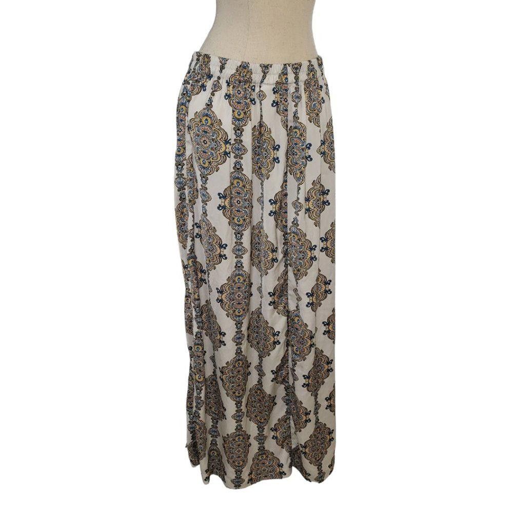 H&M CT501 H & M Paisley Print Ladies Maxi Skirt with Split M Size 32" / US 10 / IT 46 - 2 Thumbnail