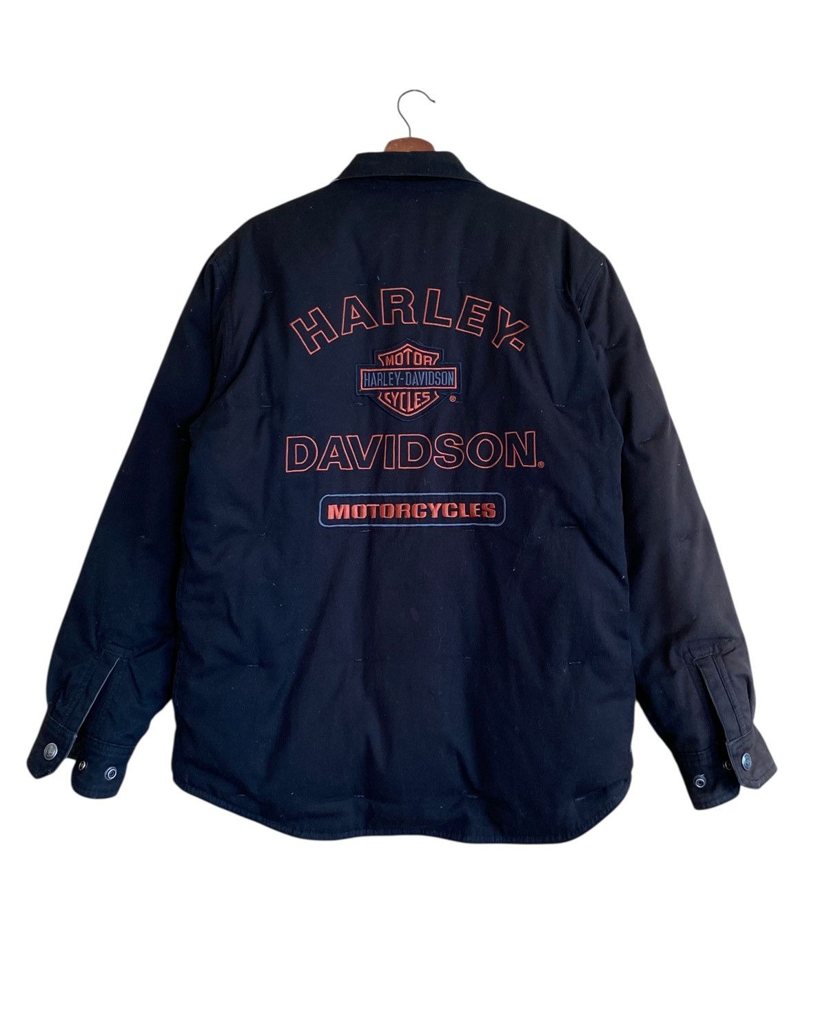 Harley Davidson Vintage Harley Davidson Camouflage Reversible Jacket 1990s Size US S / EU 44-46 / 1 - 2 Thumbnail