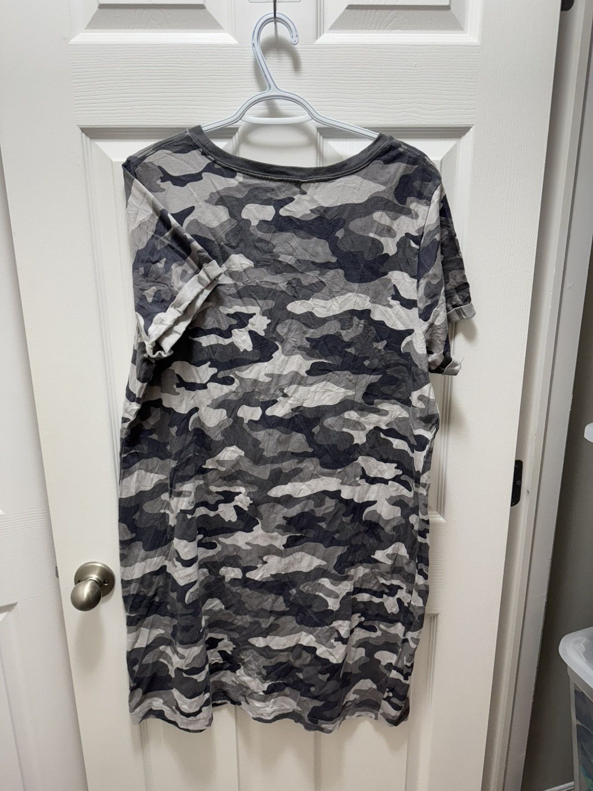 Sonoma Sonamo Grey Camo T-Shirt Dress Vetements Inspired Oversized Size US XL / EU 56 / 4 - 2 Thumbnail