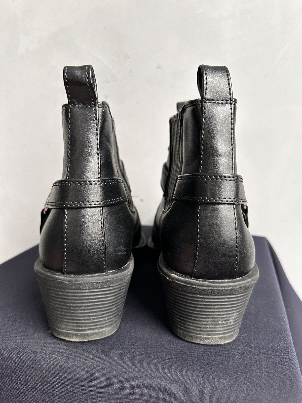 Western Rise VINTAGE BOOTS LEATHER AS 98 COWBOYS GUIDI WESTERN STYLE GOA Size US 7.5 / EU 40-41 - 9 Thumbnail