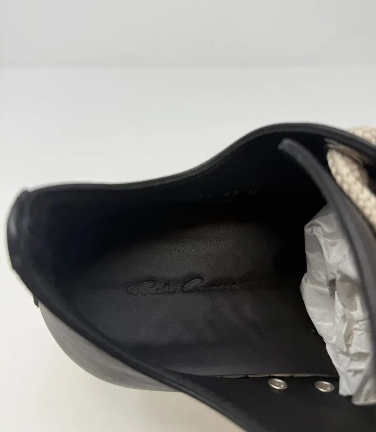 Rick Owens Jumbo Laced Low Sneakers Size US 9 / EU 42 - 8 Thumbnail