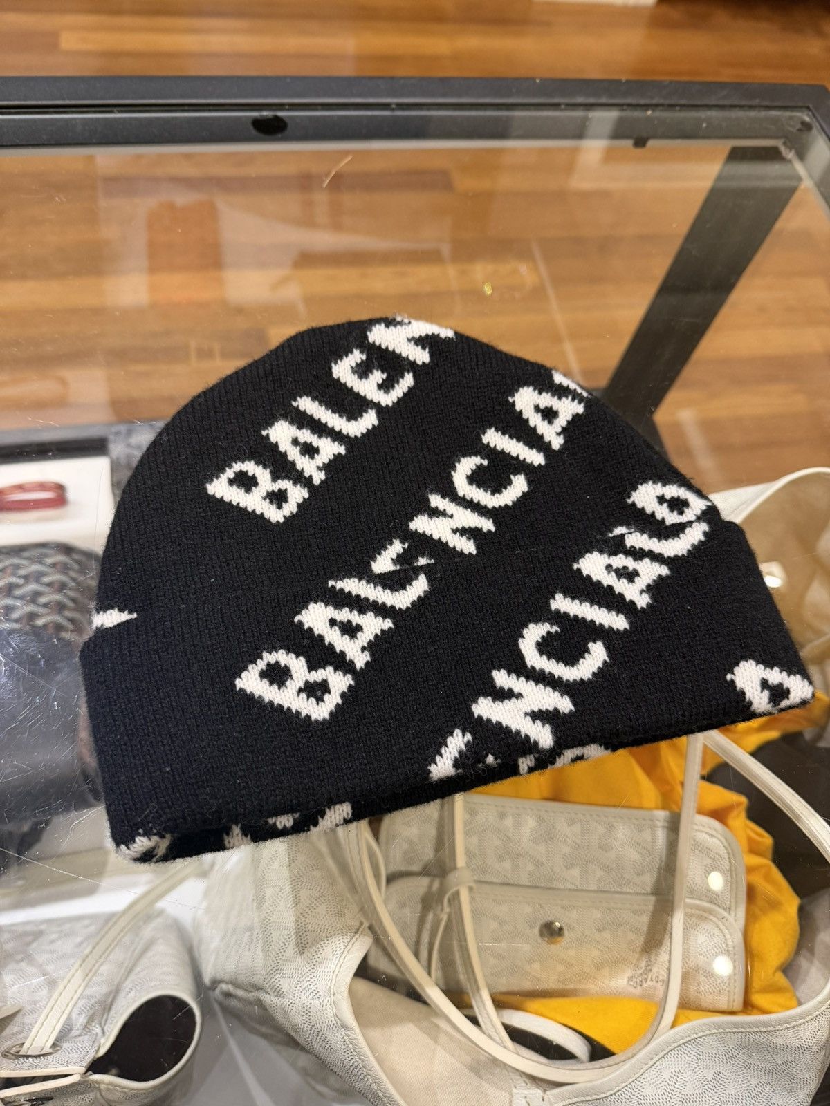 Balenciaga Black Balenciaga ski wear beanie hat | Grailed