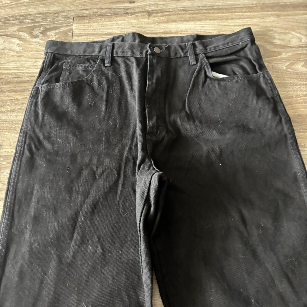 Vintage Crazy Vintage Y2K/2000s Grunge Black Baggy Denim Jeans! 36x38 Size US 36 / EU 52 - 5 Thumbnail