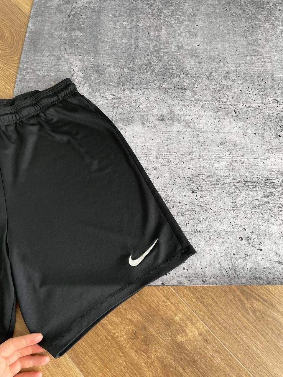 Nike × Vintage Vintage Nike 90’s Y2K Style Drill Black Shorts Marnock F.C. Size US 36 / EU 52 - 3 Thumbnail