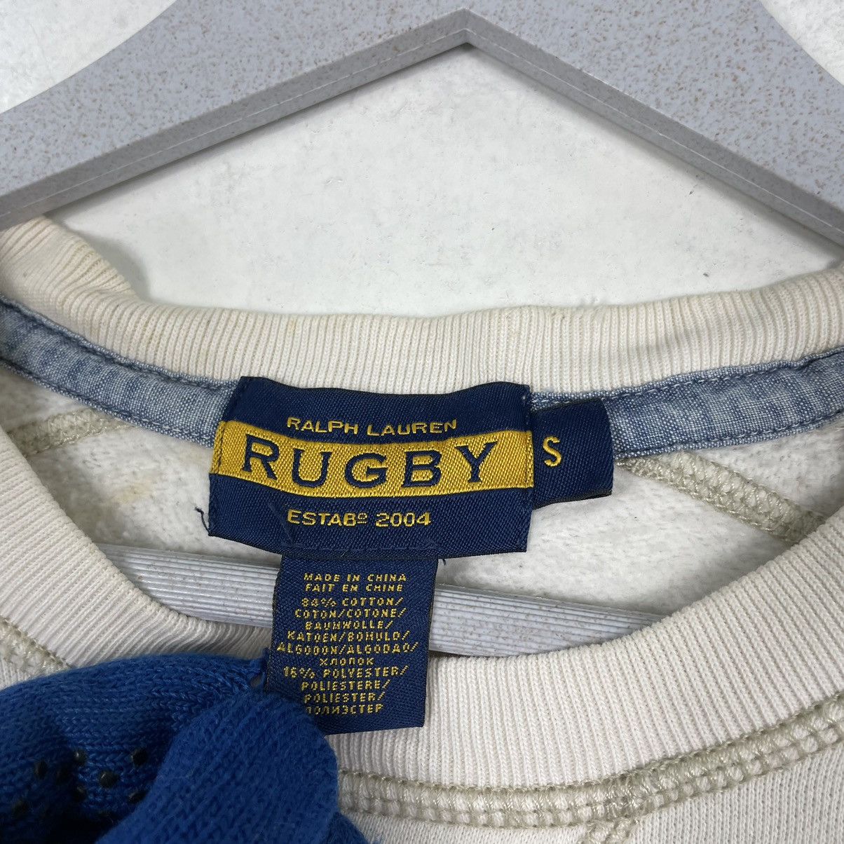 Polo Ralph Lauren × Ralph Lauren 💥RALPH LAUREN POLO RUGBY CREWNECK SWEATSHIRT Size US S / EU 44-46 / 1 - 9 Thumbnail