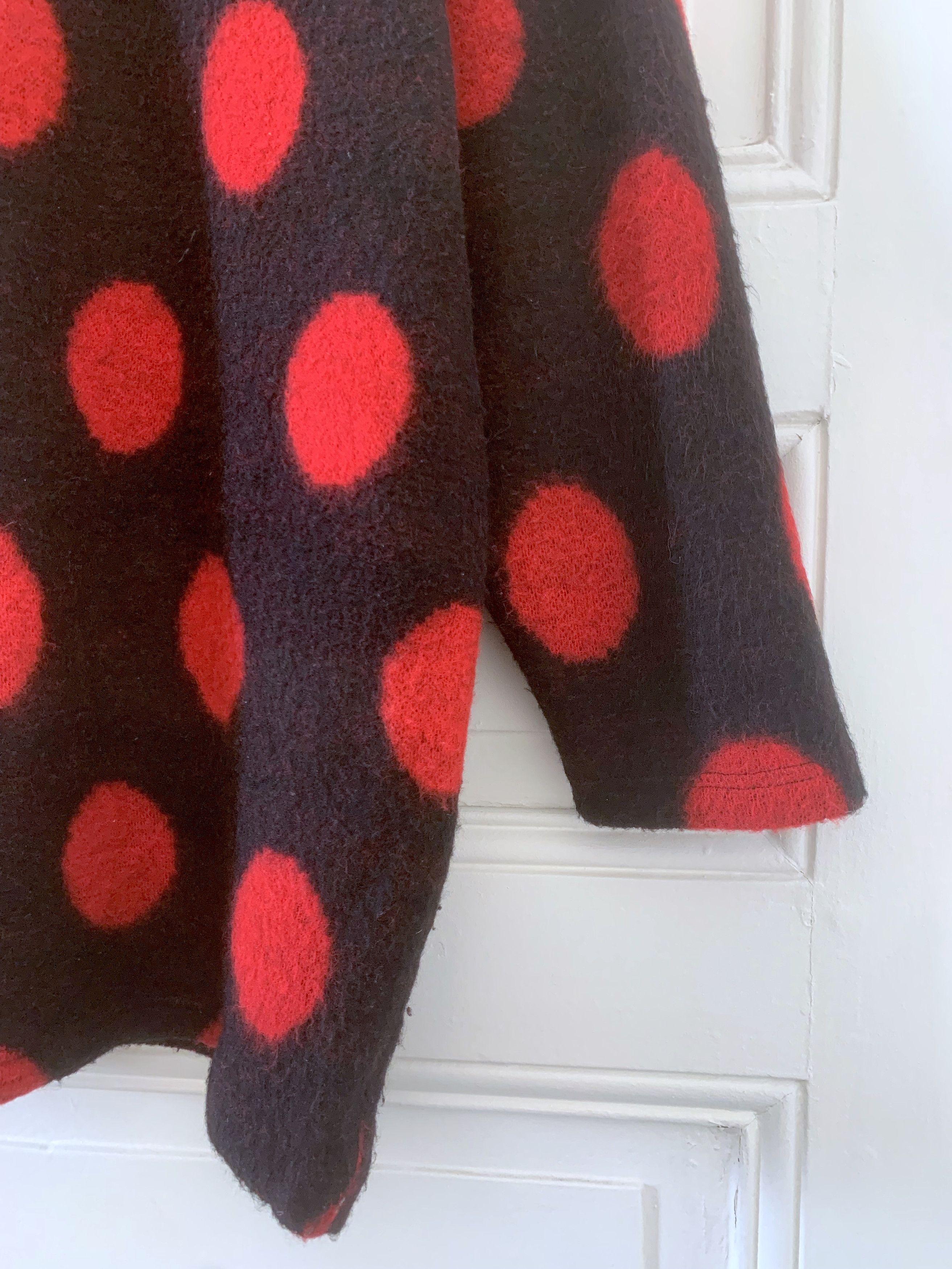 Vintage Polka Dot Mohair Sweater Size L / US 10 / IT 46 - 5 Thumbnail
