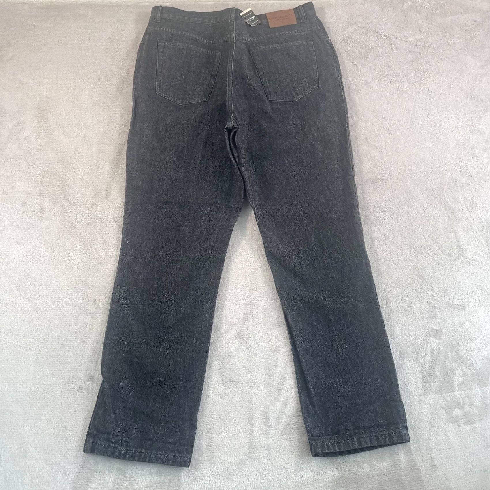 Ralph Lauren Lauren Ralph Lauren Jeans Women 16 Black High Rise Straight Leg NWT Size 38" / US 16 / IT 52 - 6 Thumbnail