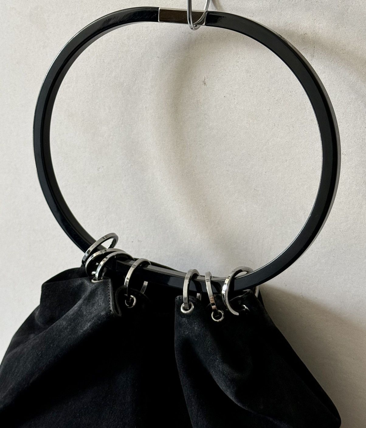 Gucci Gucci - Tom Ford - FW1999 - Suede Ring Bag Size ONE SIZE - 8 Thumbnail