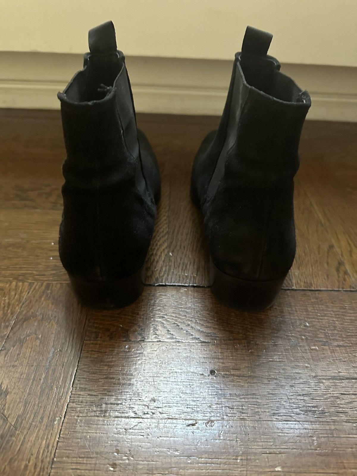 Other Made in UK Black Suede Winklepickers - Mod Beatle Boot 9 Size US 9 / EU 42 - 5 Thumbnail