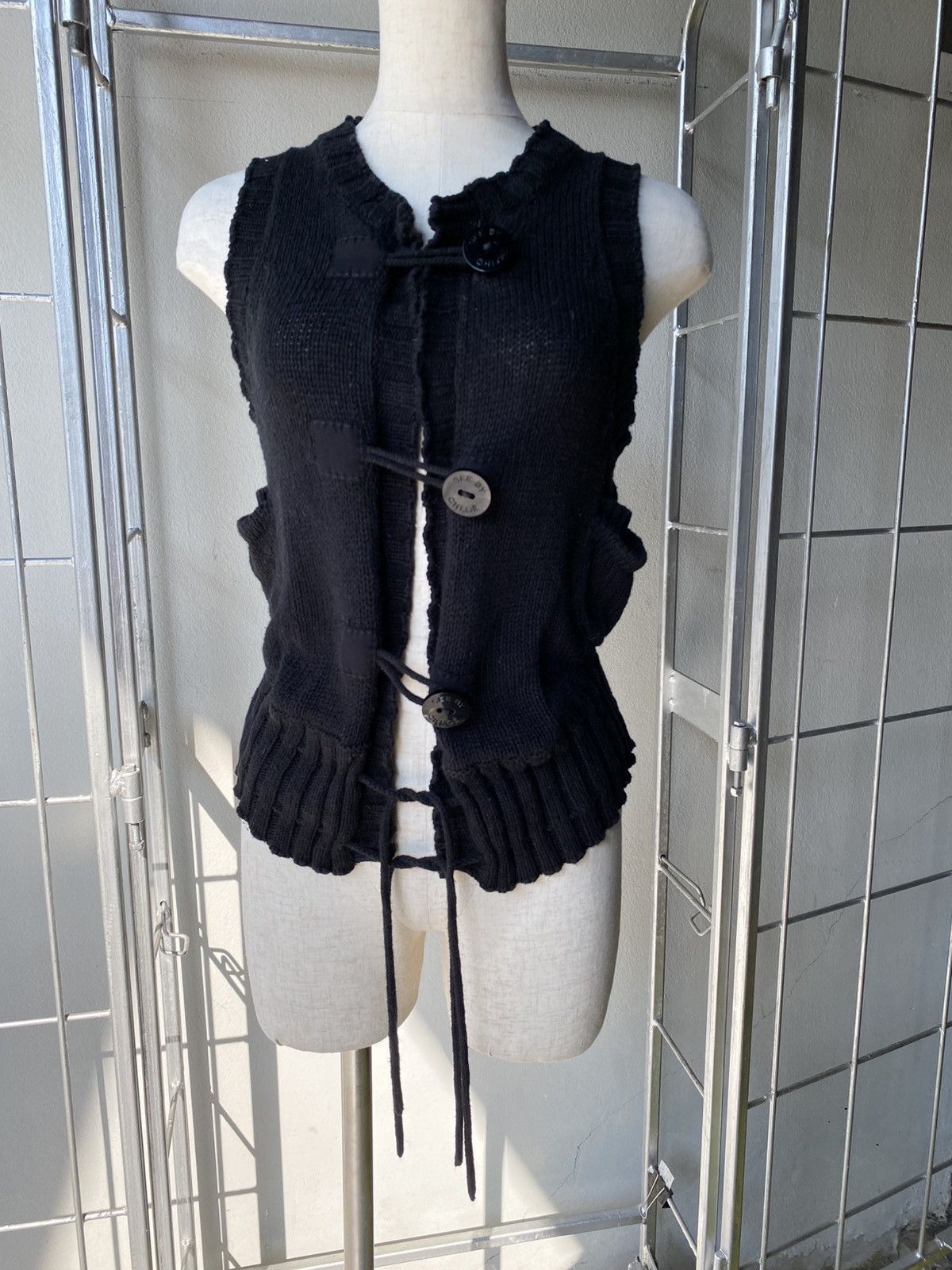 See by Chloe SEE BY CHLOÉ Black Knit Vest Size S / US 4 / IT 40 - 14 Thumbnail