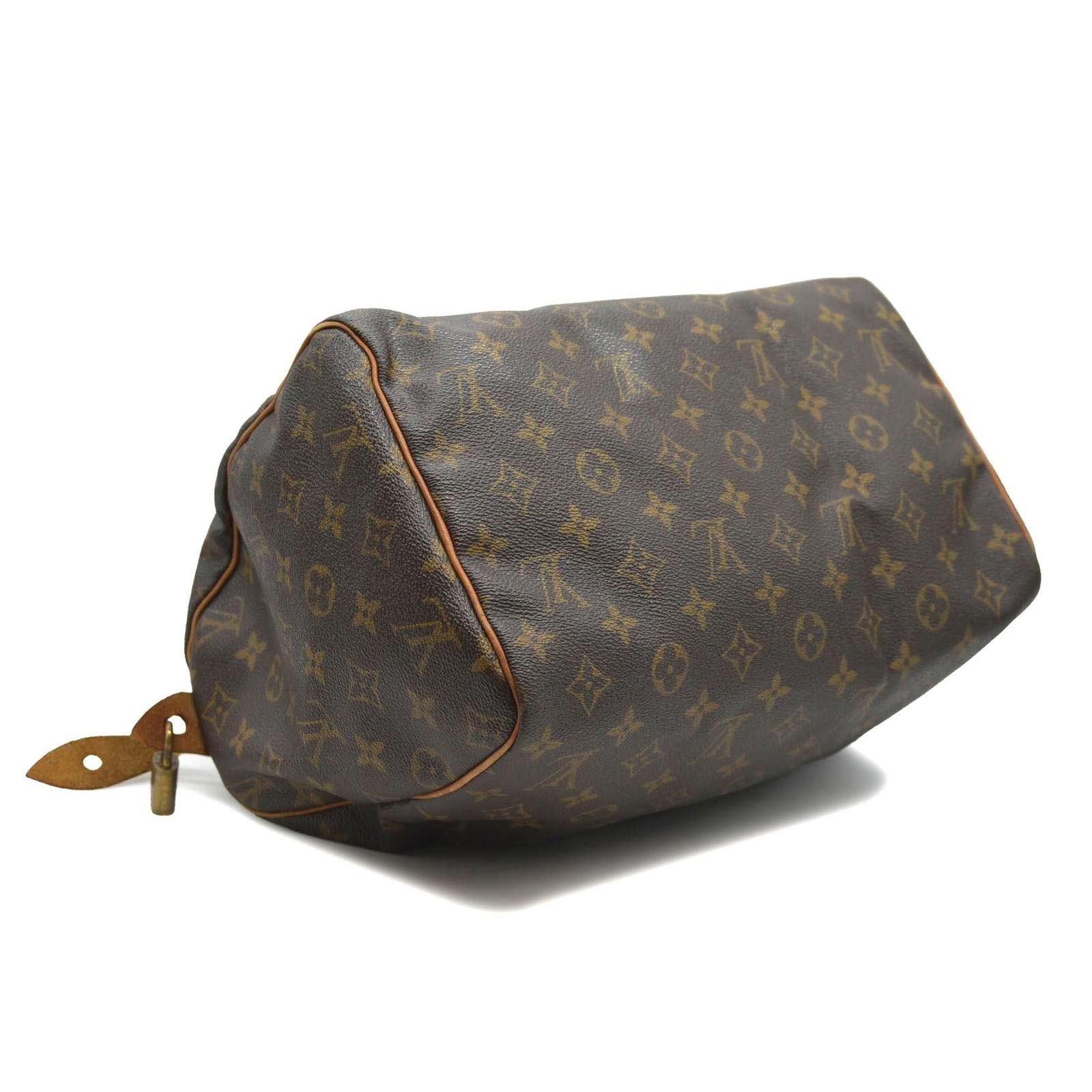 Louis Vuitton Louis Vuitton Monogram Speedy 30 TH0096 Size ONE SIZE - 4 Thumbnail