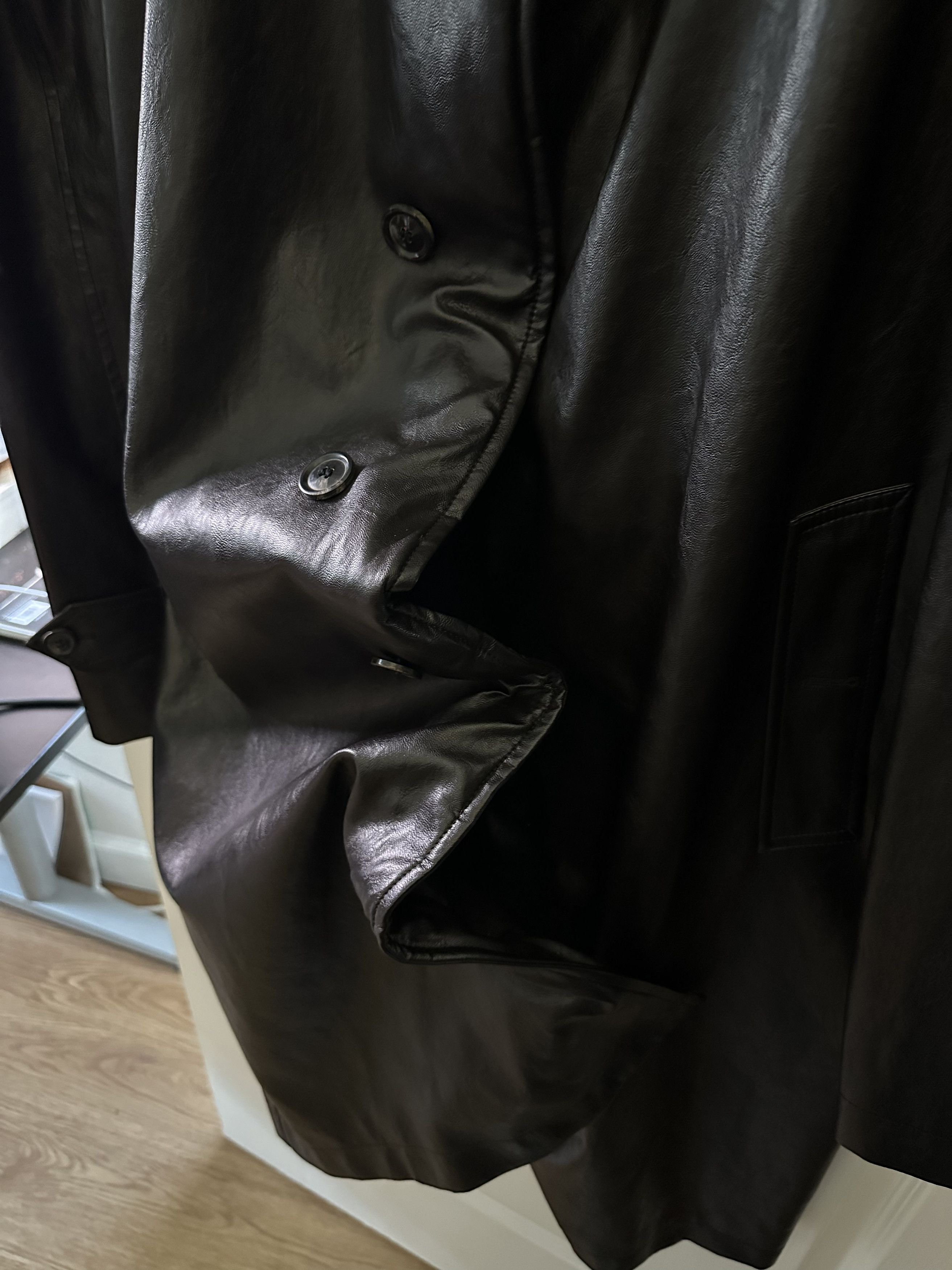 Y/Project Faux Leather Wired Twisted Coat Size US L / EU 52-54 / 3 - 6 Thumbnail