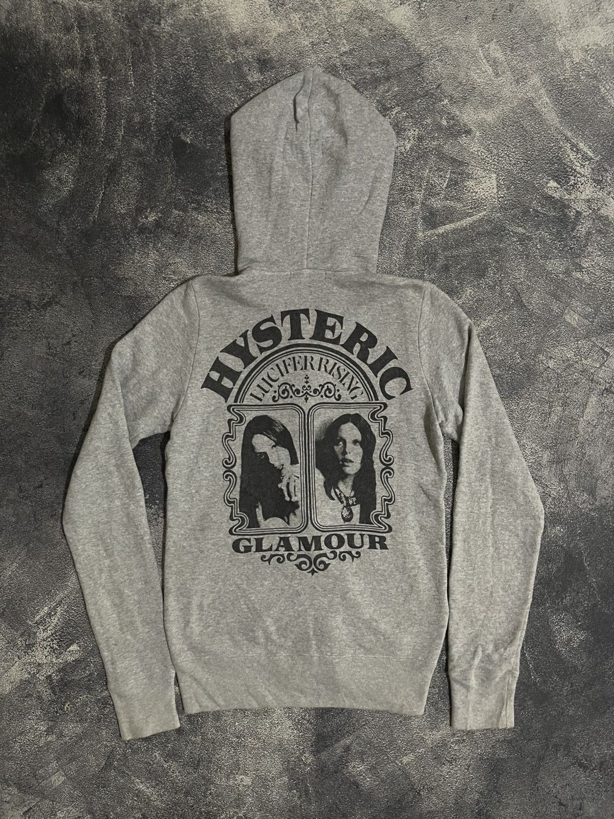 archive　HYSTERIC GLAMOUR ZIP-UP HOODIE HYSTERIC GLAMOUR ZIP-UP HOODIE KHAKI [S] – TOMVINTAGE