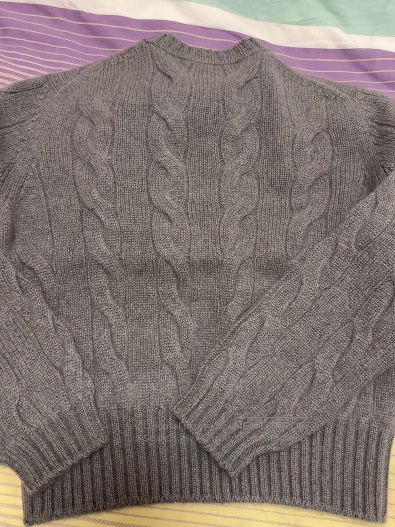 Loro Piana Loro Piana Solid color ribbed bulky knit sweater Size US S / EU 44-46 / 1 - 2 Thumbnail