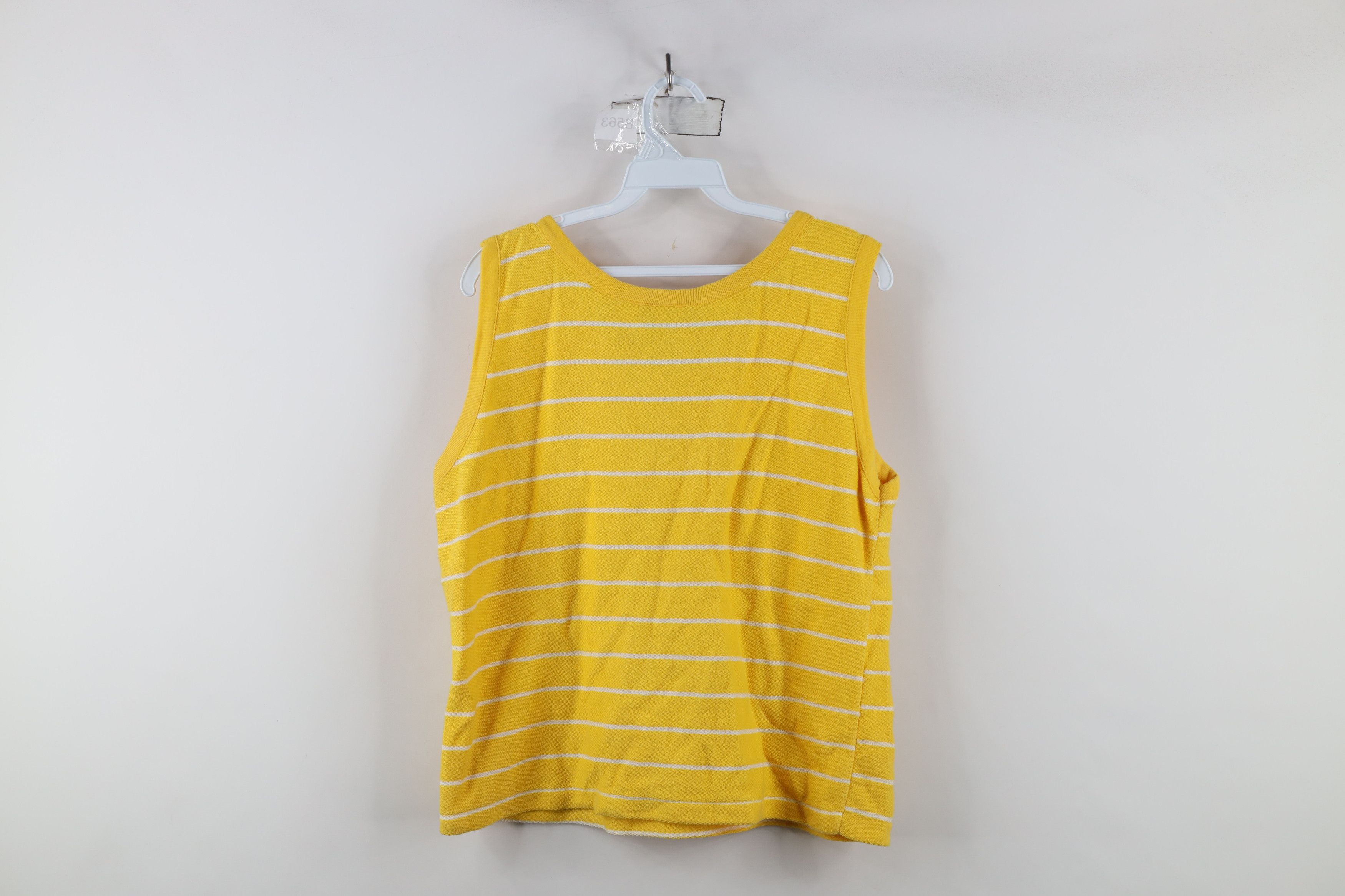 Vintage Vintage 70s Streetwear French Terry Tank Top T-Shirt USA Size L / US 10 / IT 46 - 11 Thumbnail