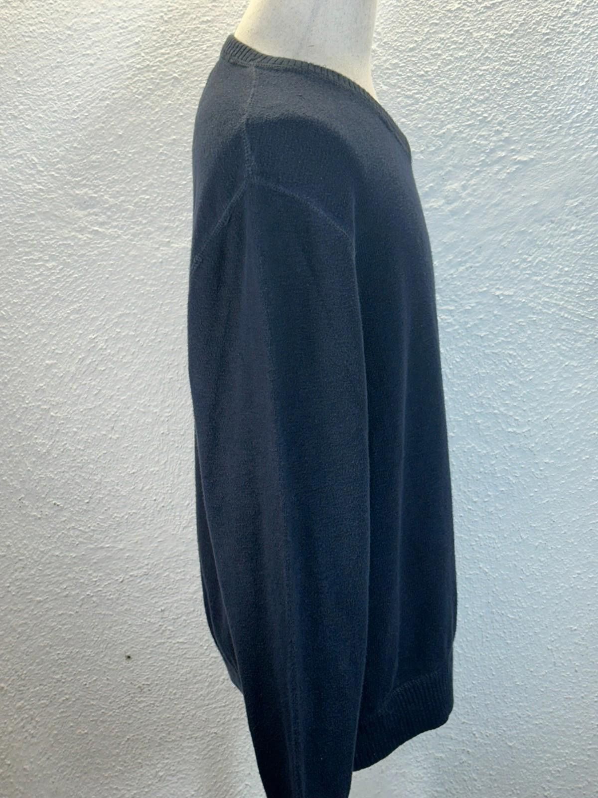 American Eagle Outfitters American Eagle 100% Cotton Long Sleeve Sweater Blue Men XL Size US XL / EU 56 / 4 - 4 Thumbnail