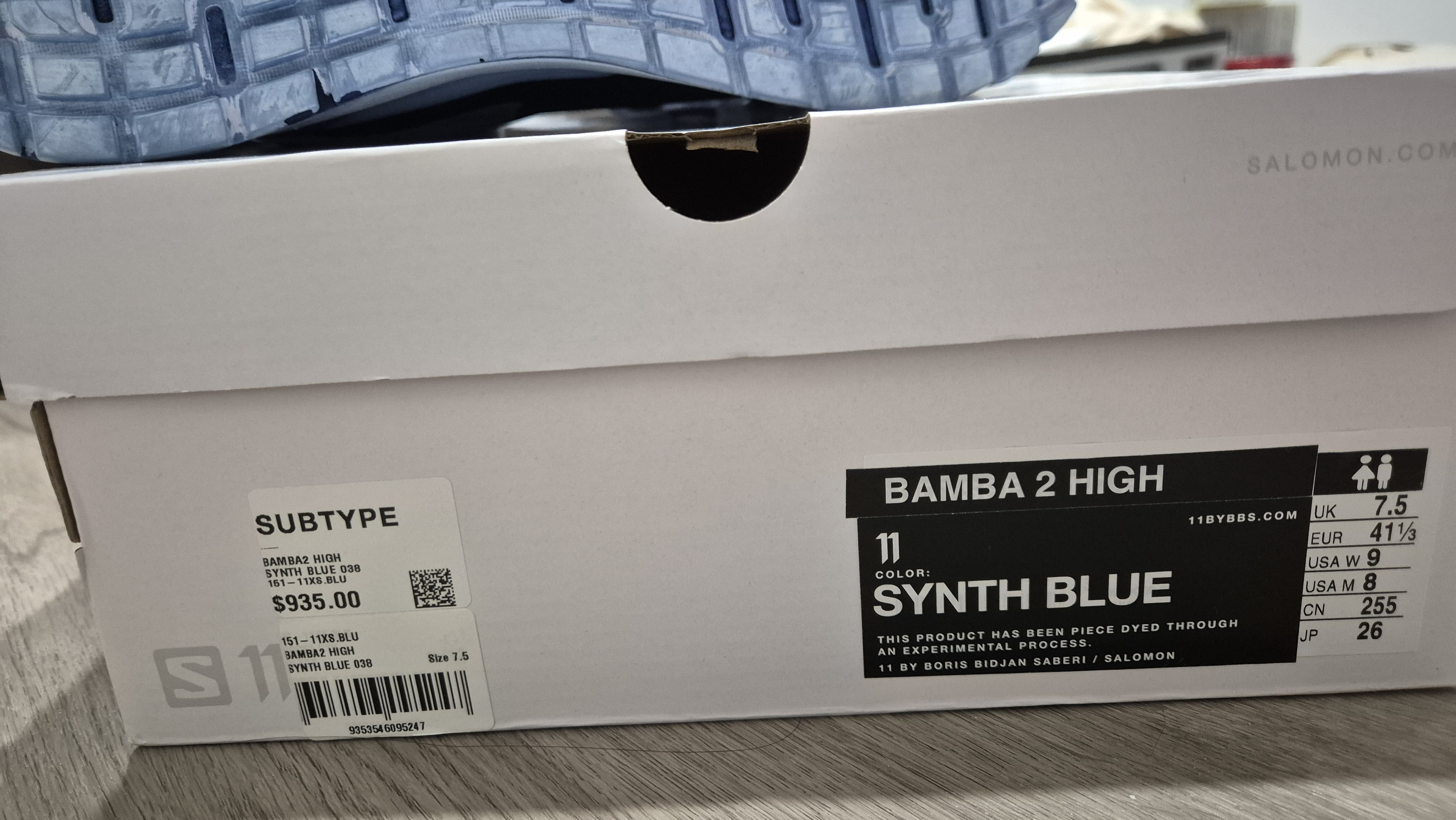 11 By Boris Bidjan Saberi × Salomon Bamba 2 Synth Blue Size US 8.5 / EU 41-42 - 6 Thumbnail