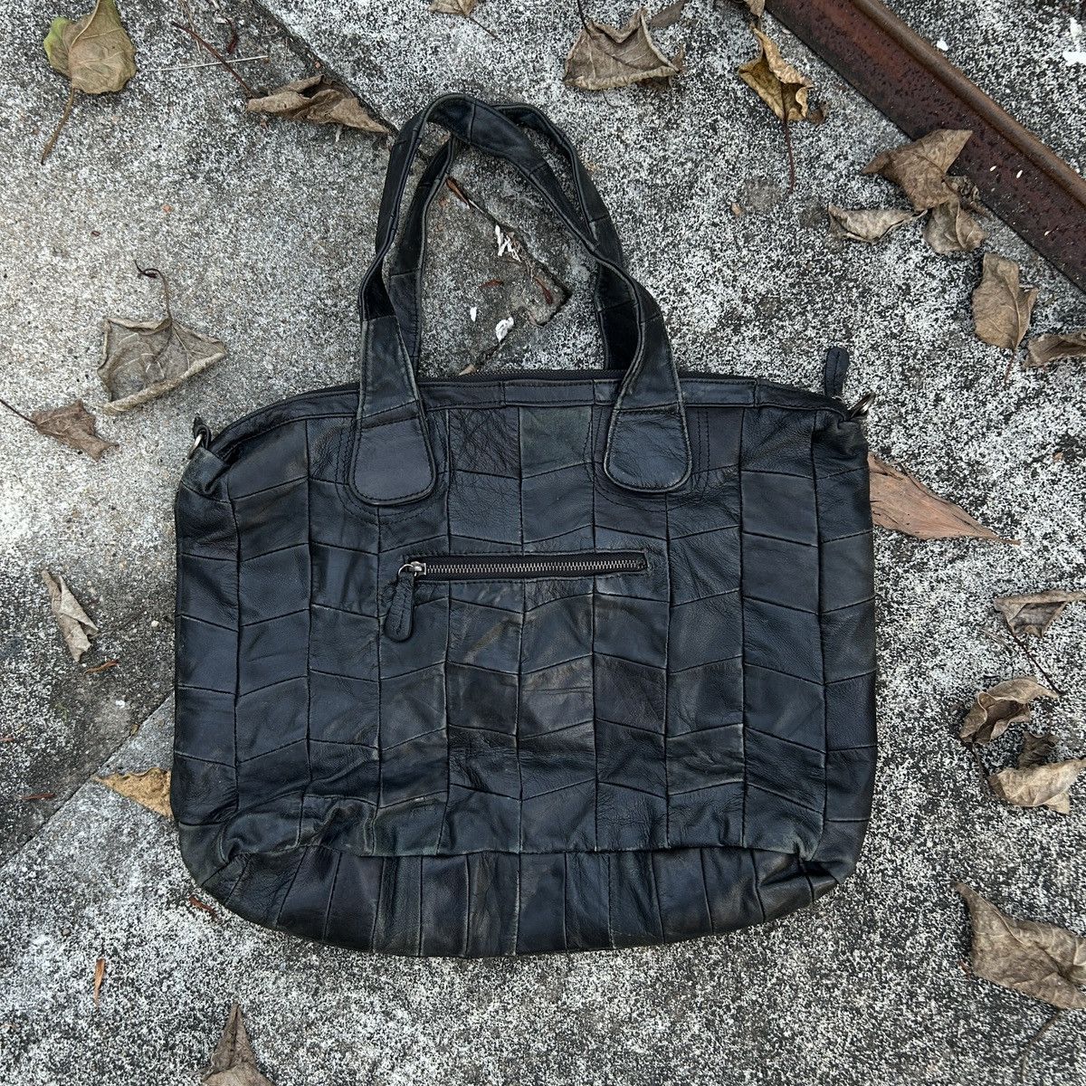 If Six Was Nine Vintage leather Bag Skull feel like chrome Size ONE SIZE - 3 Thumbnail